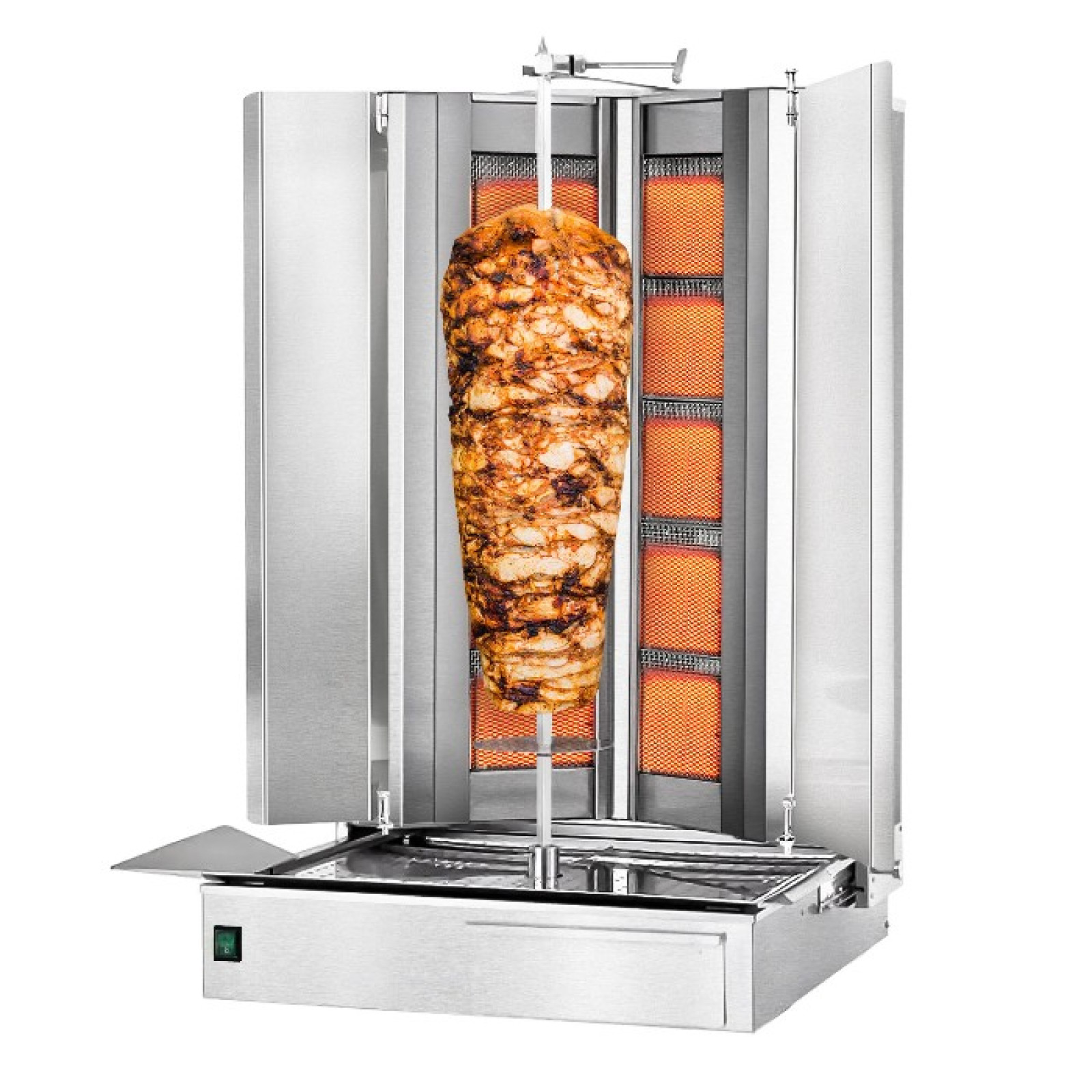 Апарат для приготування кебаба - до 120 кг м'яса GGM Gastro DUVK5+5-N