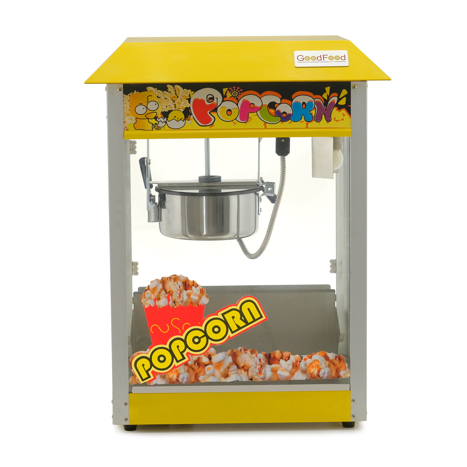 Аппарат для приготовления попкорна GoodFood PCM-826Y YELLOW CORN - 3