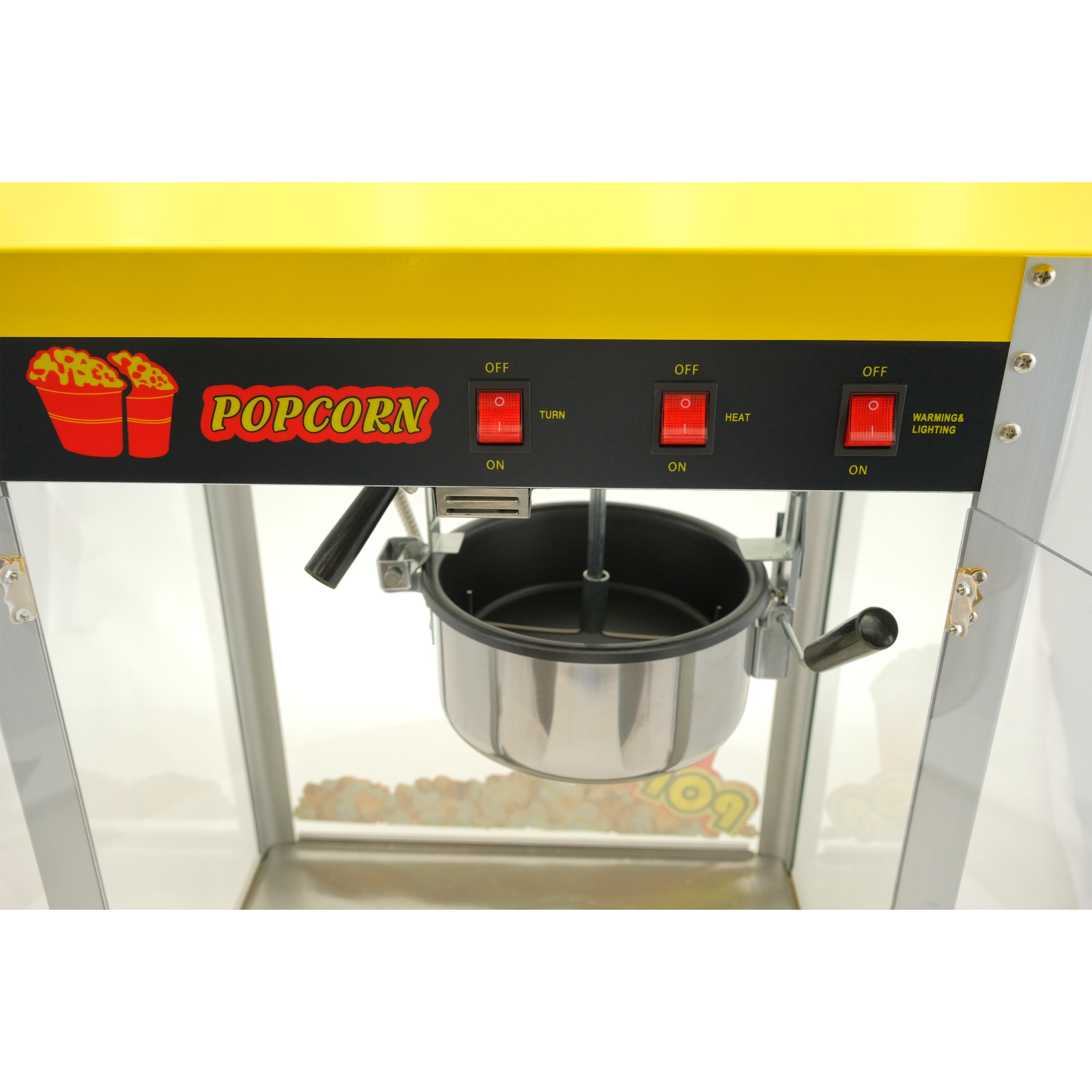 Аппарат для приготовления попкорна GoodFood PCM-826Y YELLOW CORN - 1