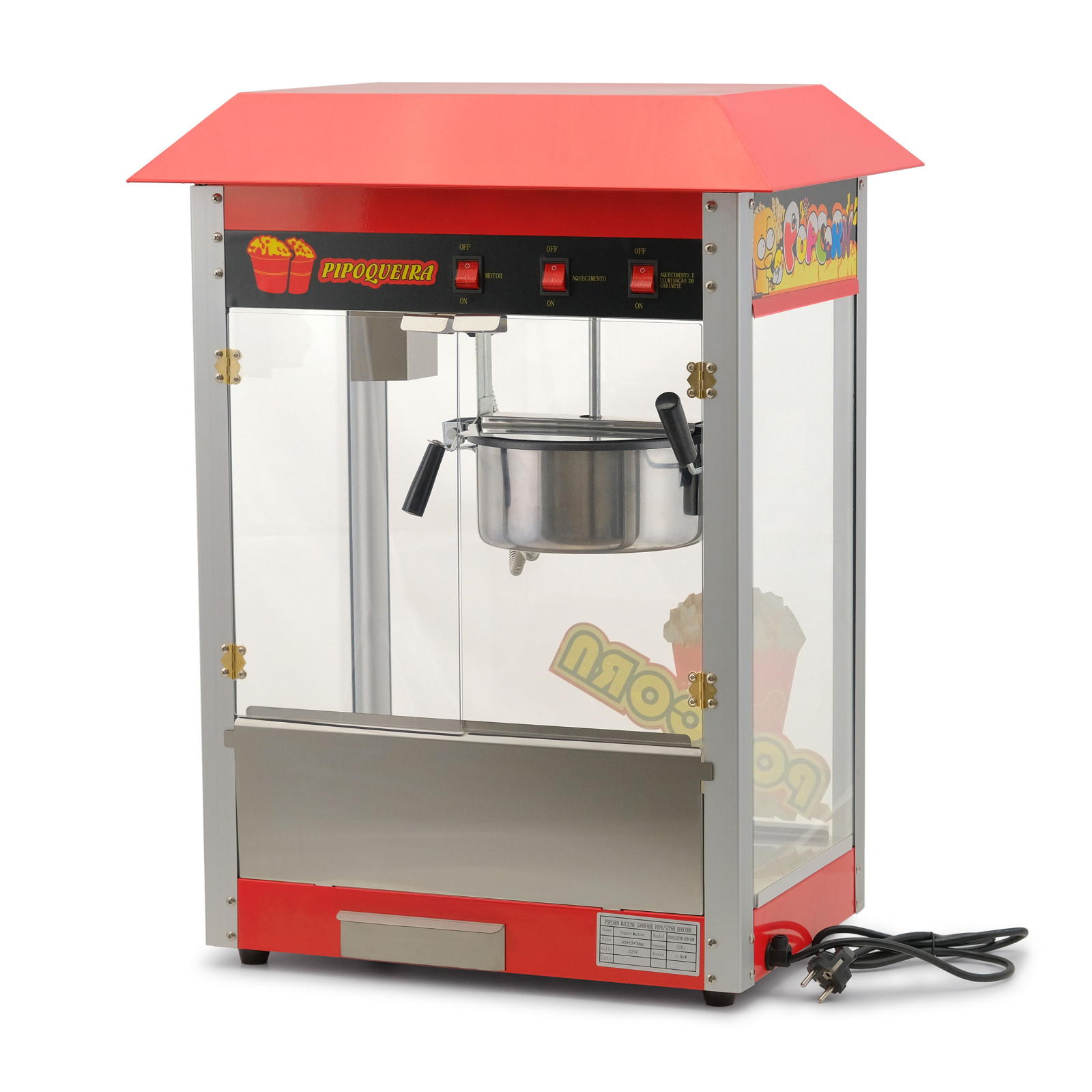 Аппарат для приготовления попкорна GoodFood POP 6/SZP6B REDCORN - 2