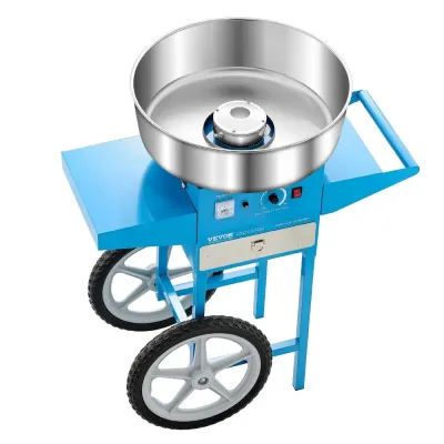 Аппарат для сладкой ваты с тележкой профессиональный VEVOR Cart Sugar Floss Maker 1000W