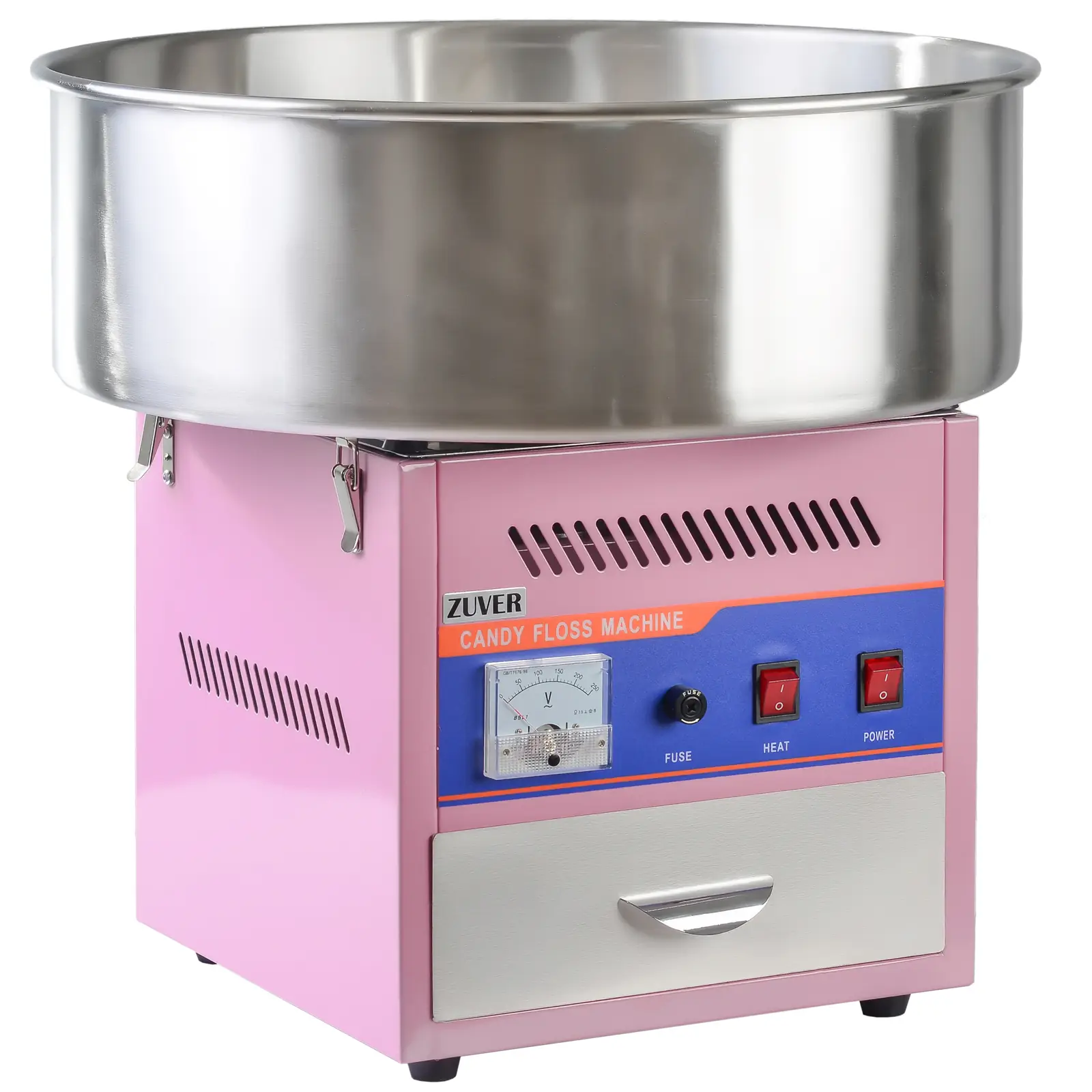 Аппарат для сахарной ваты ZUVER CandyMax Budget с куполом (Германия) 980W обороты ремнем
