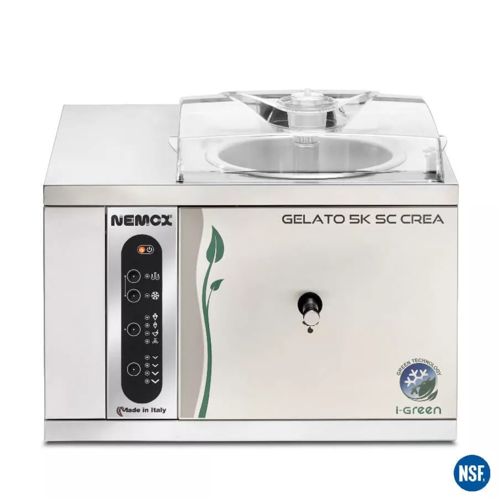Аппарат для производства мороженого NEMOX GELATO 5K CREA I-GREEN