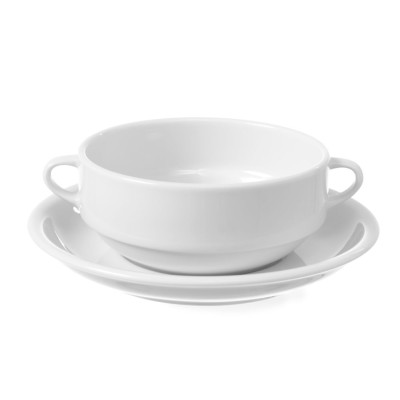 Блюдце під бульйонницю Bianco, 170 мм