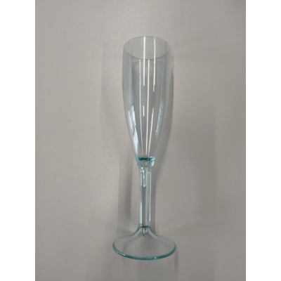 Бокал для шампанского (прозрачно-бирюзовый), 180мл GC--00301-01 Gastro Plast PC Прозрачный