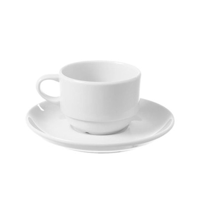 Чашка Bianco з блюдцем, 230 мл 799352 Hendi