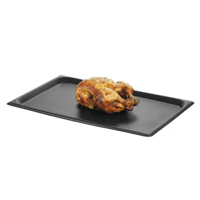 Деко з антипригарним покриттям, CONVECTOMAT ROAST, GN 1/1, черный, 530x325x(H)17мм 808849 Hendi Aluminium
