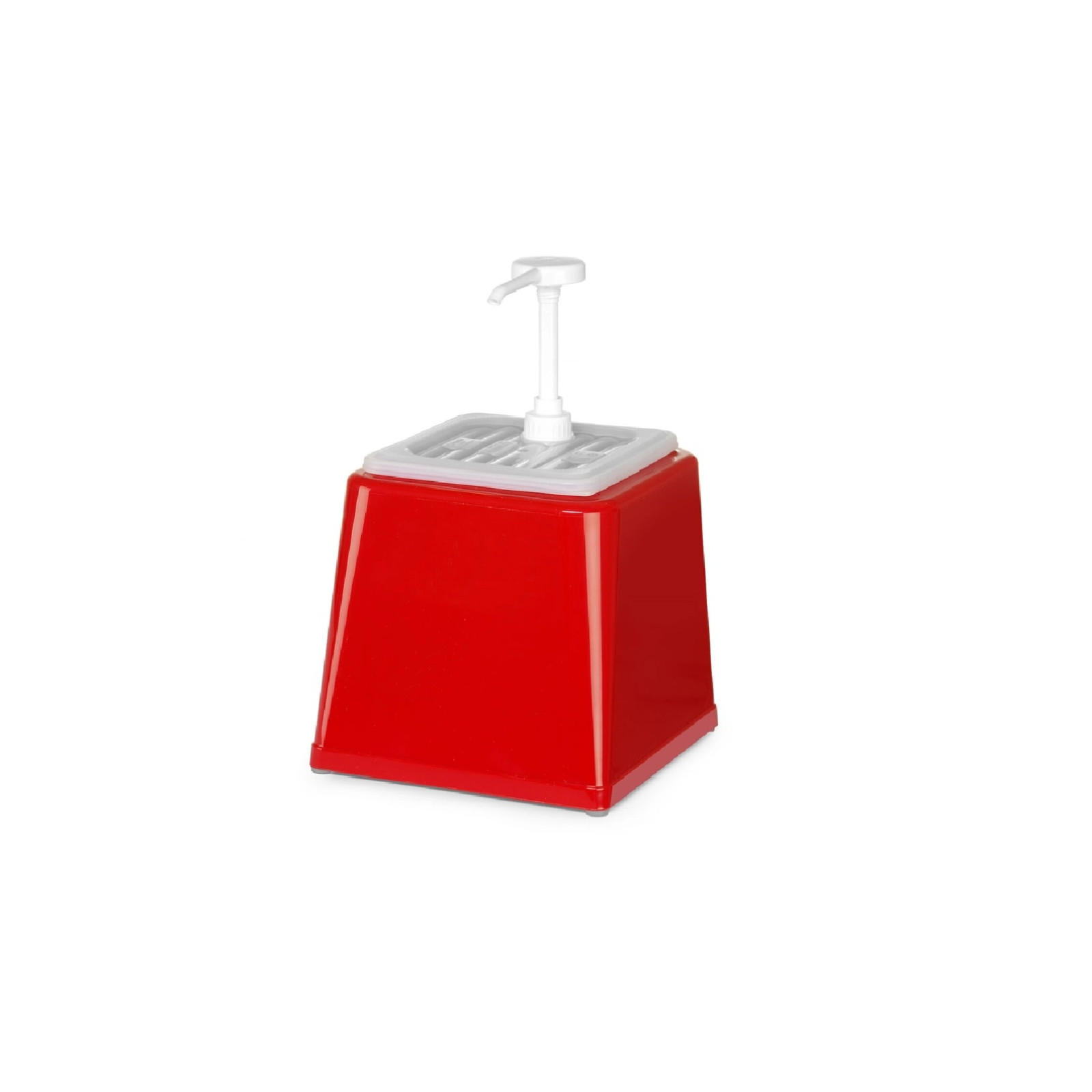 Диспенсер для соусів з помпою, HENDI, 2,5L, Червоний, 230x210x(H)250mm 203521 Hendi