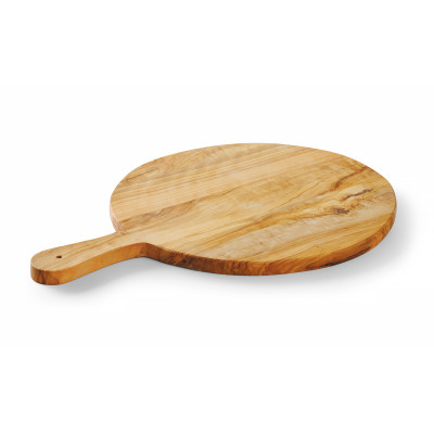 Дошка сервірувальна з оливкового дерева, ø320x(H)19мм 505380 Hendi Olive wood