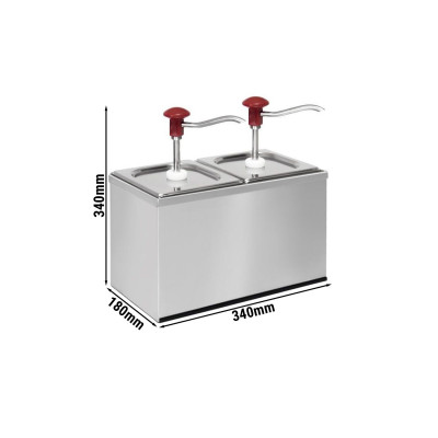 Дозатор соуса 2x 2 л GGM Gastro GSEK22#SET