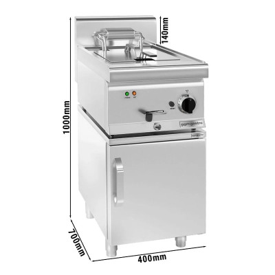 Электрическая фритюрница с подставкой GGM Gastro EFK400-EN#UBK400-E