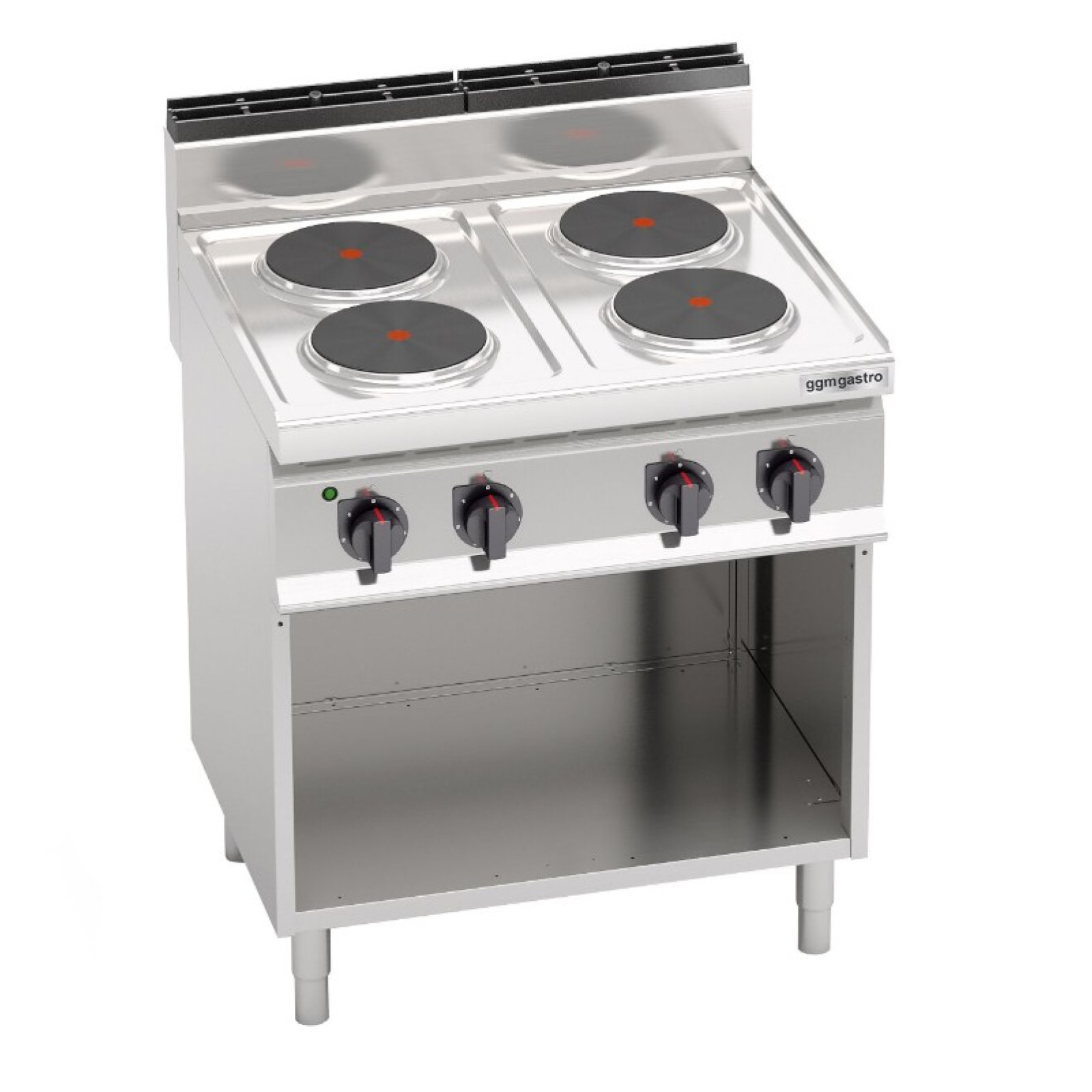 Электрическая плита с 4 конфорками, круглое GGM Gastro EHB879E
