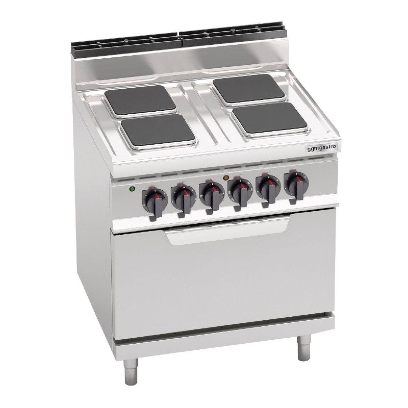 Электрическая плита с 4 конфорками, прямоугольн. GGM Gastro EHB879H+EB8S