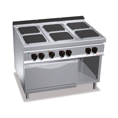 Электрическая плита с 6 конфорками GGM Gastro EHB199H+EB8S