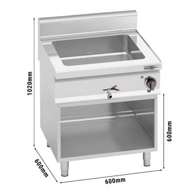 Электрическая водяная баня 1xGN1/1+2xGN1/4 GGM Gastro EBB663C#SET