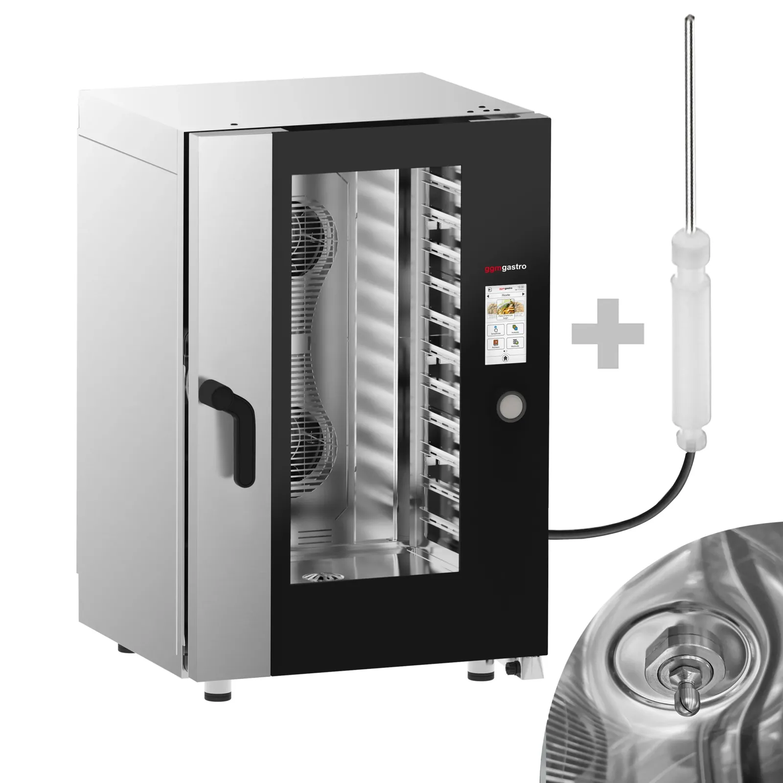 Електричний комбінований пароконвектомат GGM-Gastro KDTE1111N