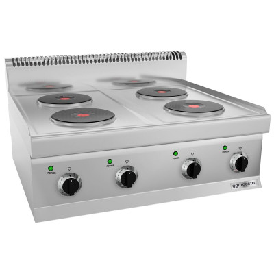 Электроплита с 4 конфорками, кругл. (8,6 кВт) GGM Gastro EHK66-E