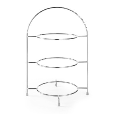 Етажерка для 3 тарілок x Ø275 мм, 290x200x440 мм 425473 Hendi Chrome-plated