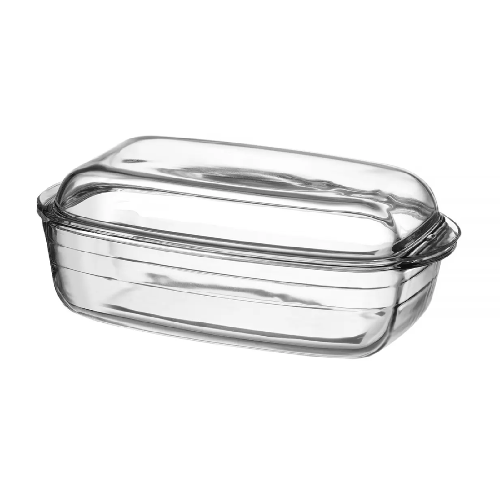 Форма для запікання OVENCHEF з кришкою, Duralex, прозора, 370x215x(H)140мм 9151AS02A1111