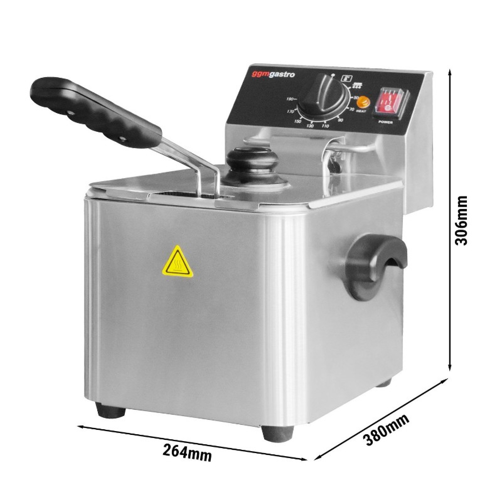 Фритюрниця 4 літри GGM Gastro EFH4