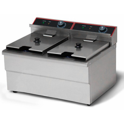Фритюрница 8 + 8 л GGM Gastro EFK643-8+8 