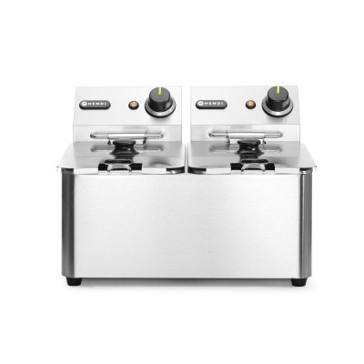 Фритюрниця Blue Line 2x4 л 205846 Hendi Stainless steel
