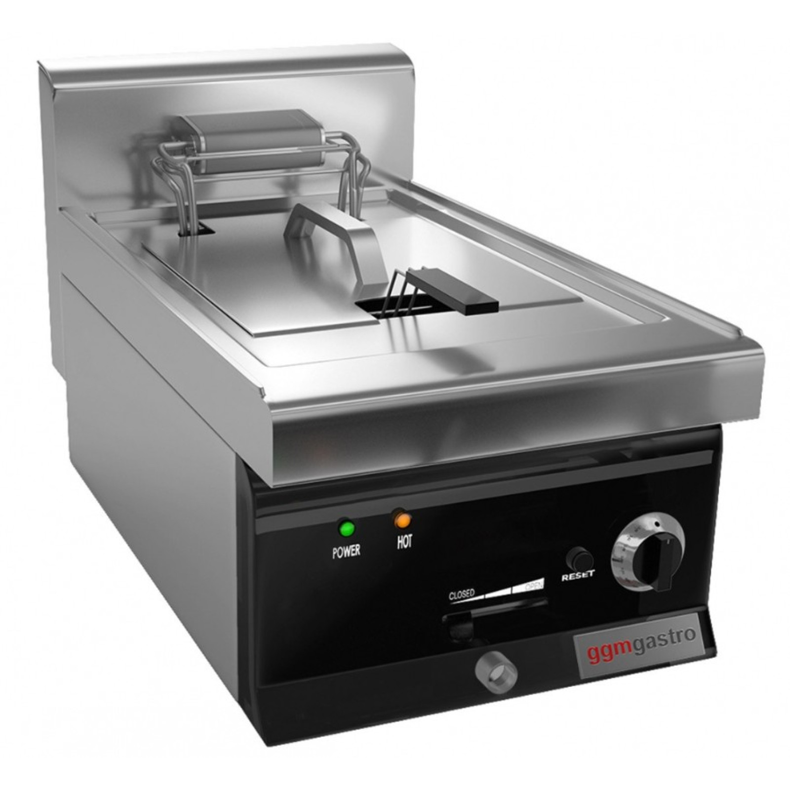 Фритюрниця електр. 10 л (9 кВт) GGM Gastro EFK473H-10