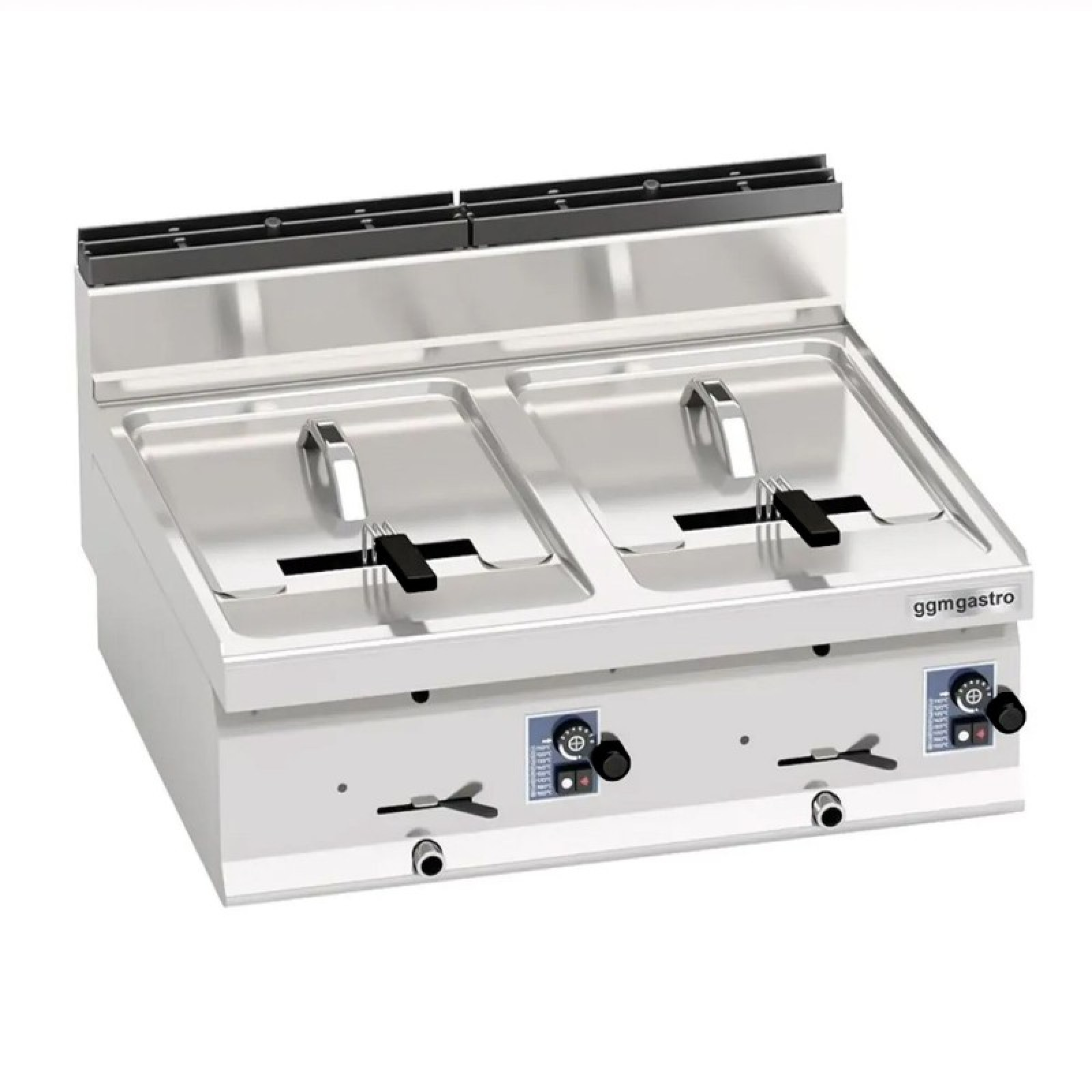 Фритюрниця газова 10+10 л (13,8 кВт) GGM Gastro GFB873T-10+10