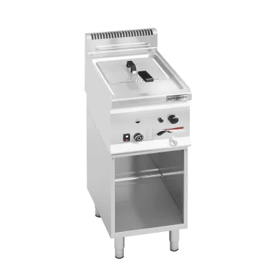 Фритюрниця газова 8 л (6,6 кВт) GGM Gastro GFB363T-8#SET