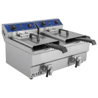 Фритюрниця професійна із краном ZUVER 2X13 Texas 8000W
