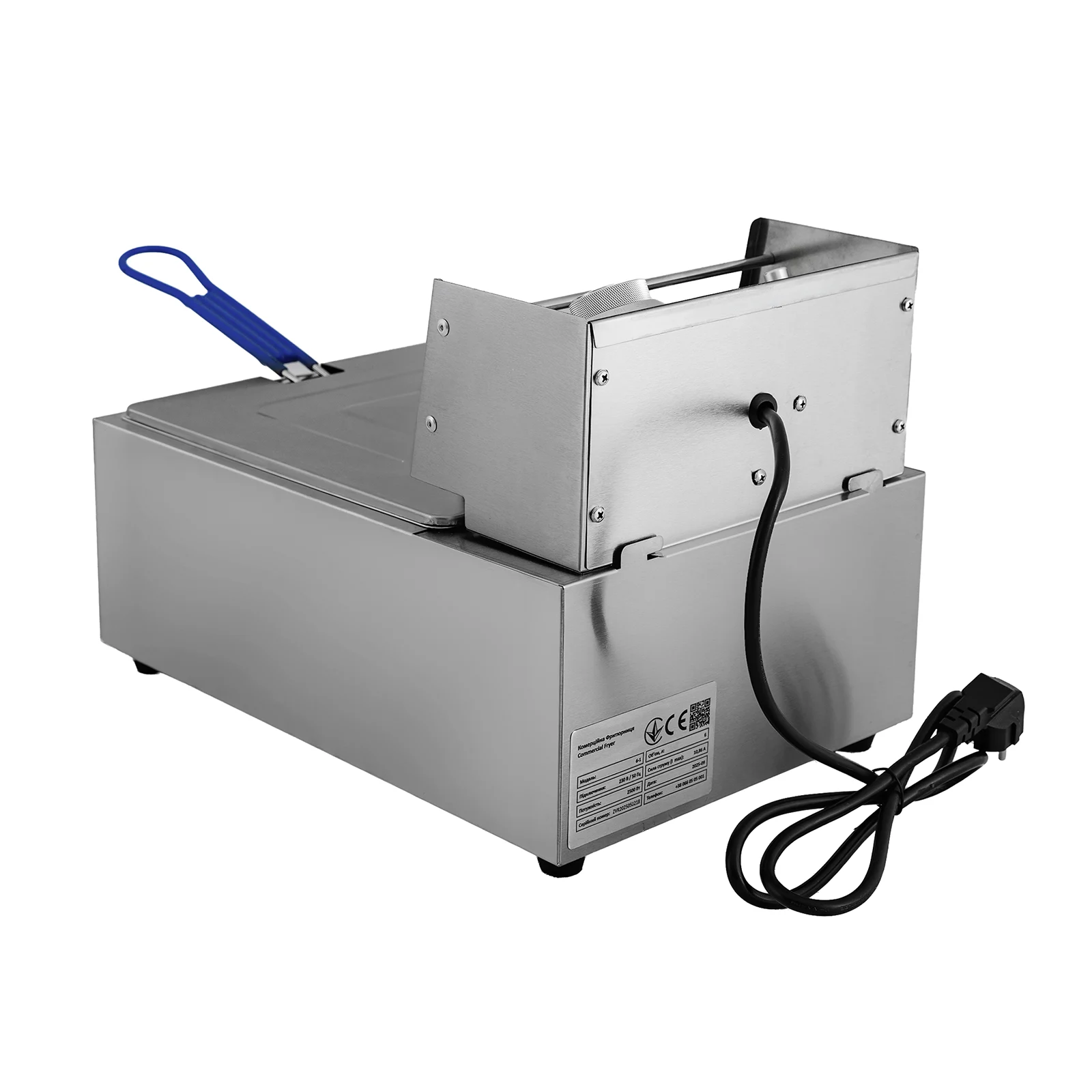 Фритюрница профессиональная ZUVER Colorado 6-1 2500W с защитой от перегрева - 5