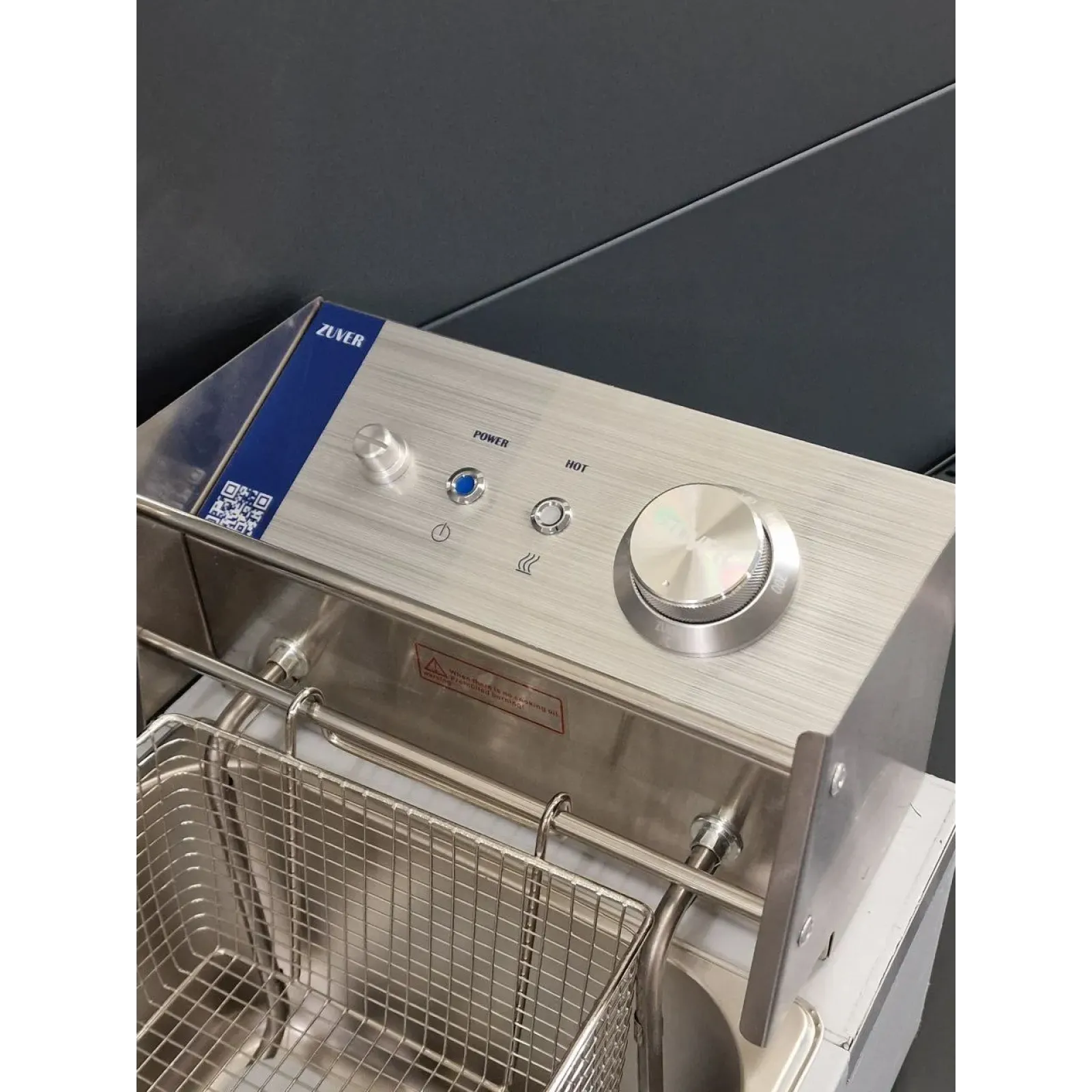 Фритюрница профессиональная ZUVER Colorado 6-1 2500W с защитой от перегрева - 1