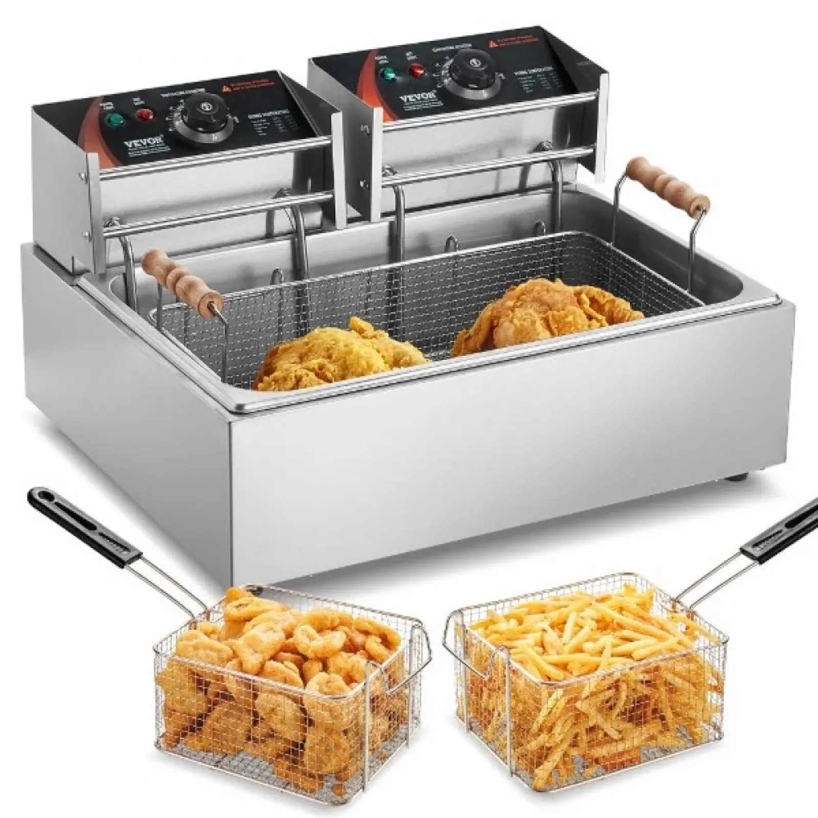 Фритюрниця VEVOR 2500W 12L