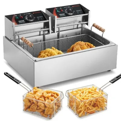 Фритюрница VEVOR 2500W 12L