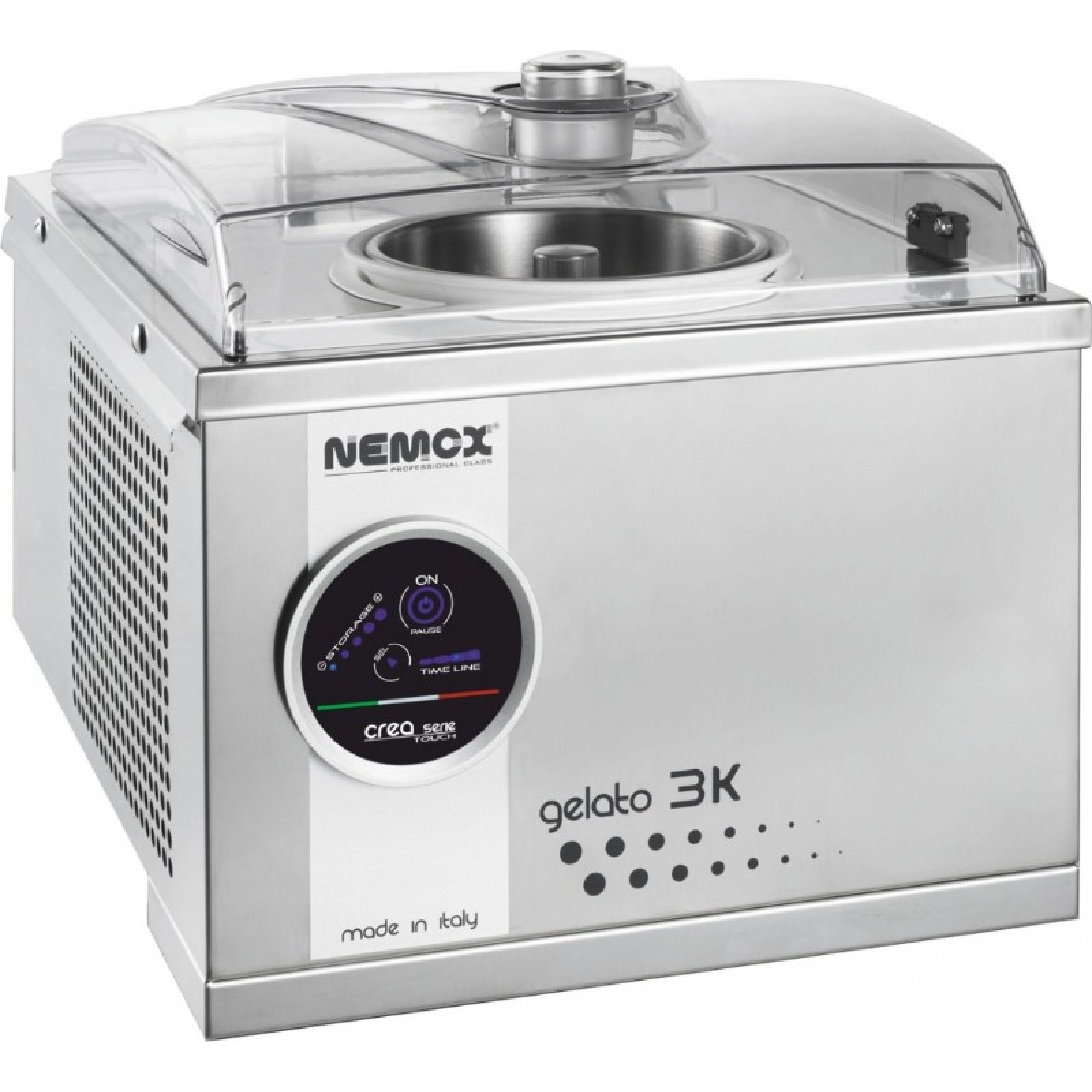 Фризер для приготування морозива, сорбету та замороженого йогурту Nemox GELATO 3K TOUCH
