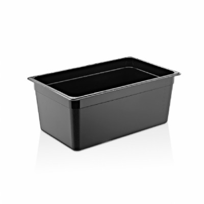 Гастроемкость GN 1/1 200 мм из черного поликарбоната GNP--0011200BL Gastro Plast PC Черный