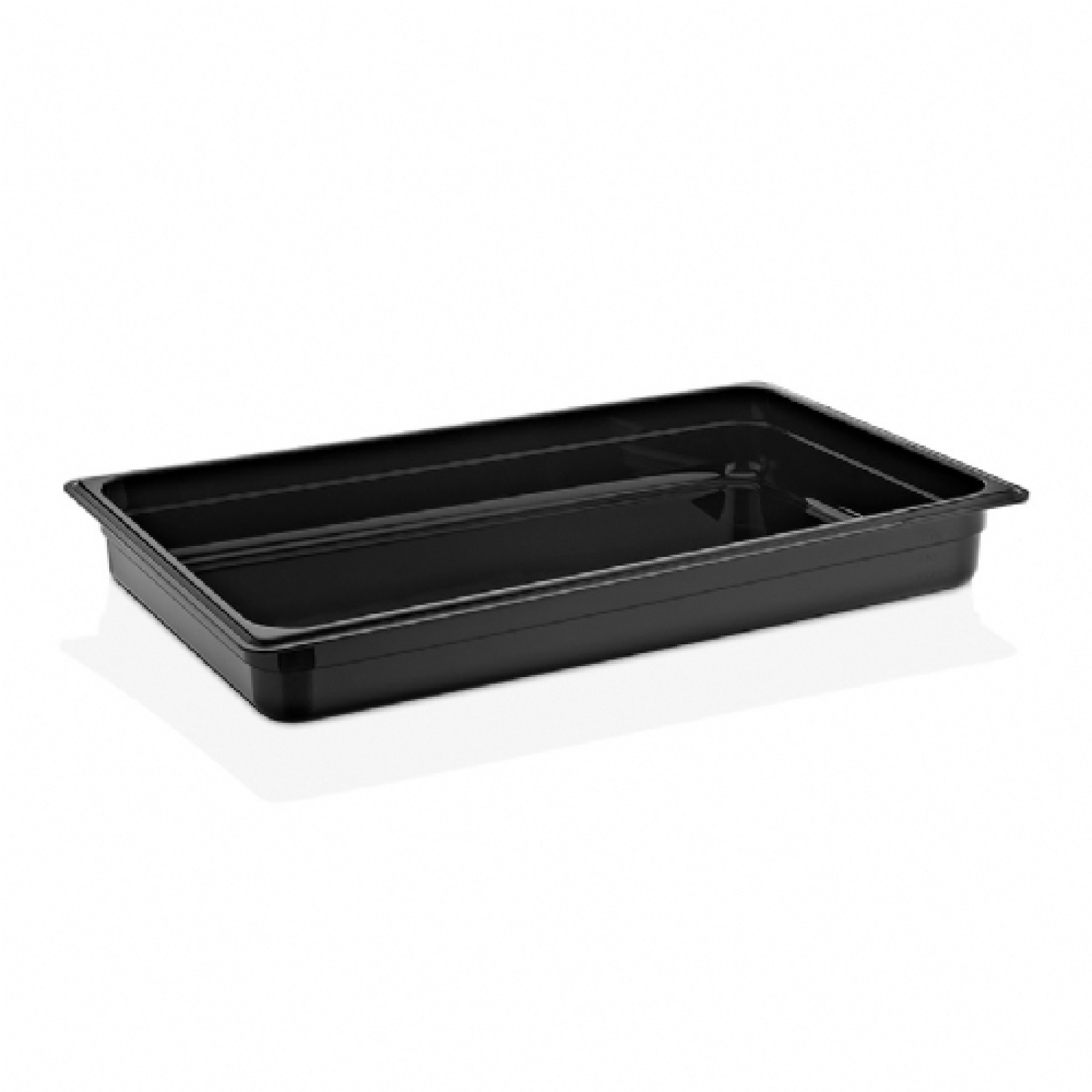 Гастроемкость GN 1/1 65 мм из черного поликарбоната GNP--001165bl Gastro Plast PC Черный