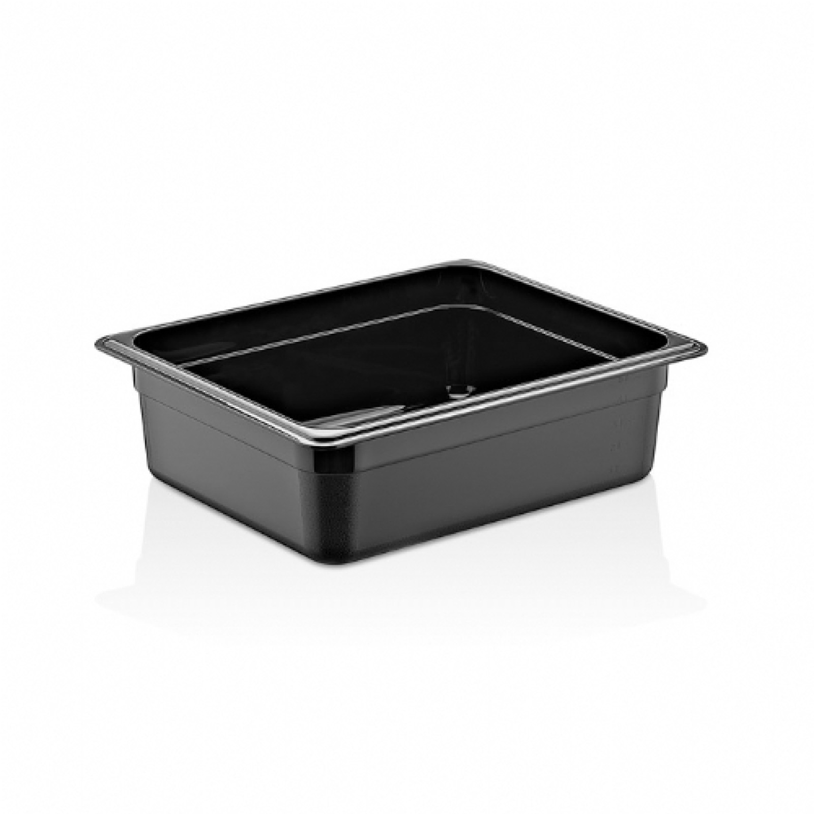Гастроемкость GN 1/2 100 мм из черного поликарбоната GNP--0012100BL Gastro Plast PC Черный