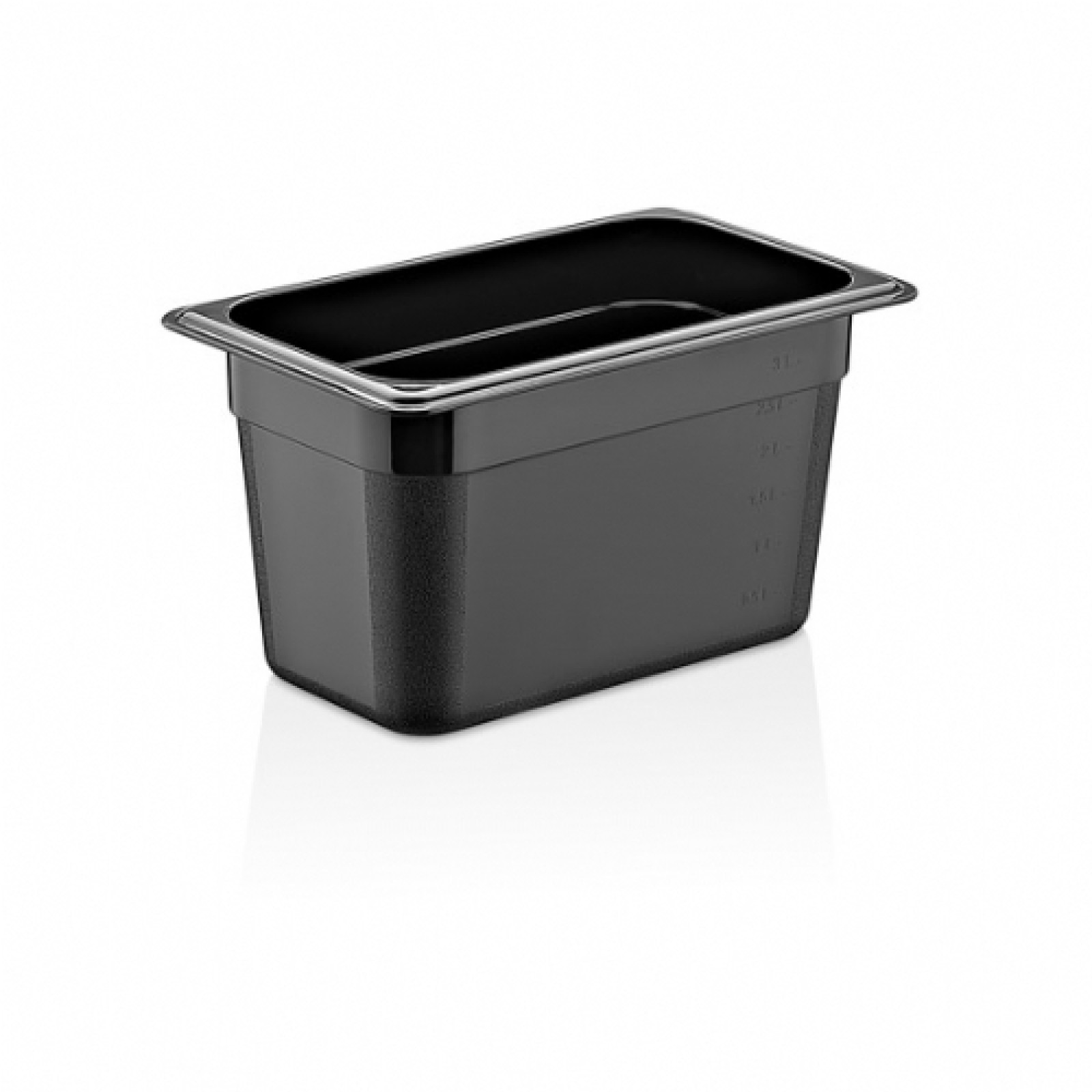 Гастроемкость GN 1/2 200 мм из черного поликарбоната GNP--0012200BL Gastro Plast PC Черный