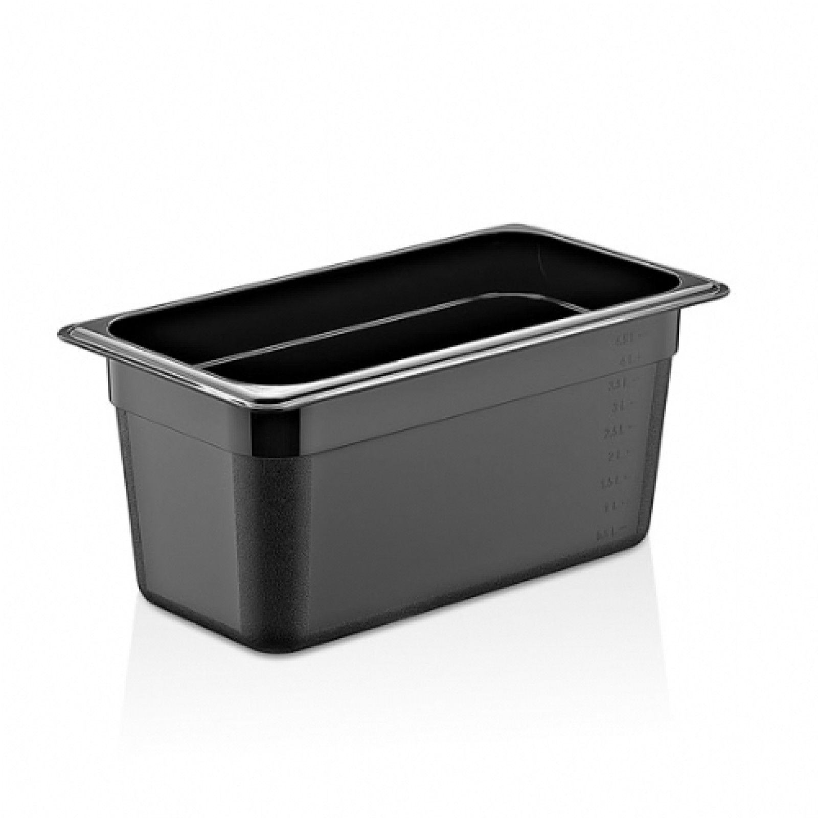 Гастроемкость GN 1/3 150 мм из черного поликарбоната GNP--0013150BL Gastro Plast PC Черный
