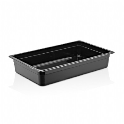 Гастроемкость GN 1/3 65 мм из черного поликарбоната GNP--001365BL Gastro Plast PC Черный
