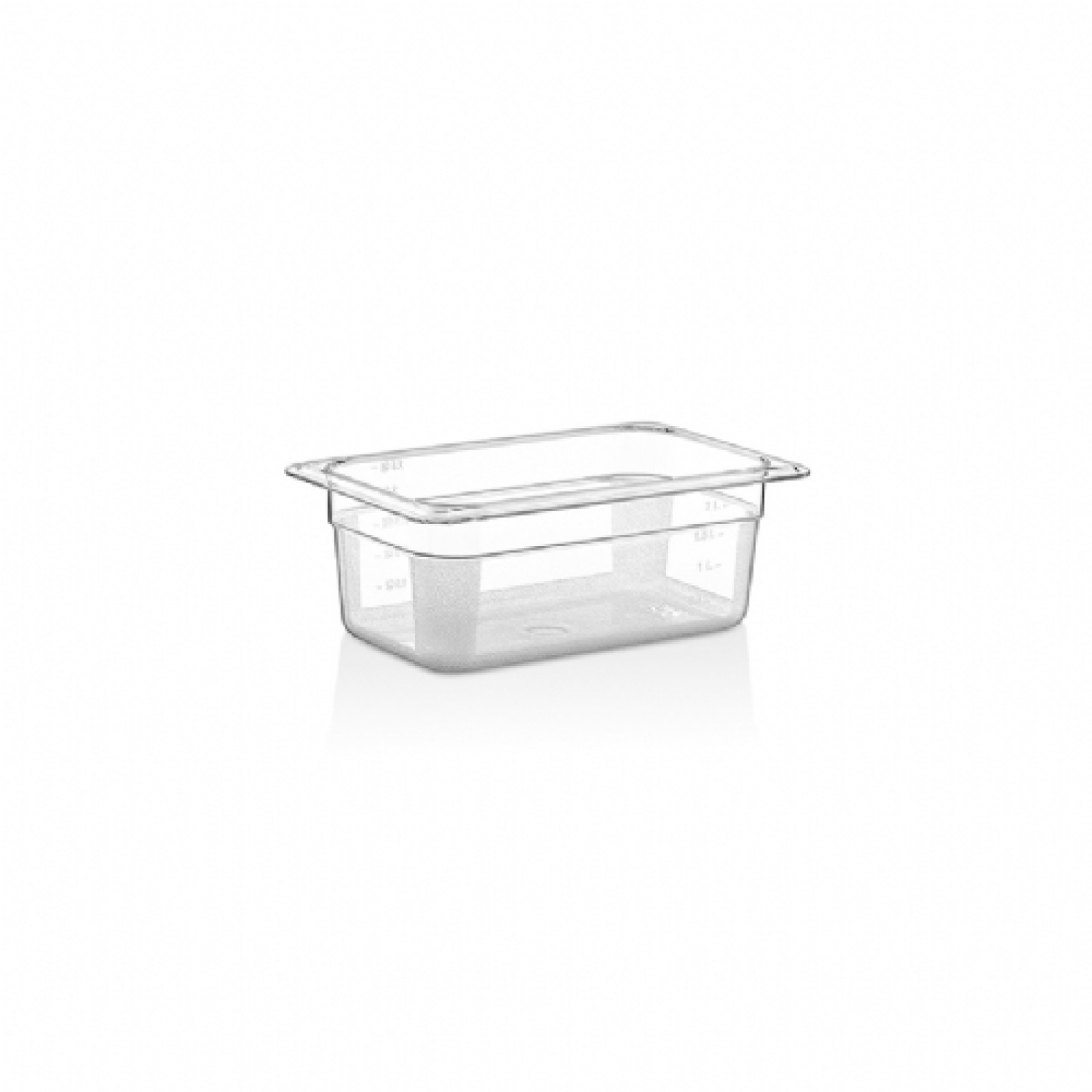 Гастроемкость GN 1/4 100 мм из поликарбоната GNP--0014100PC Gastro Plast PC Прозрачный