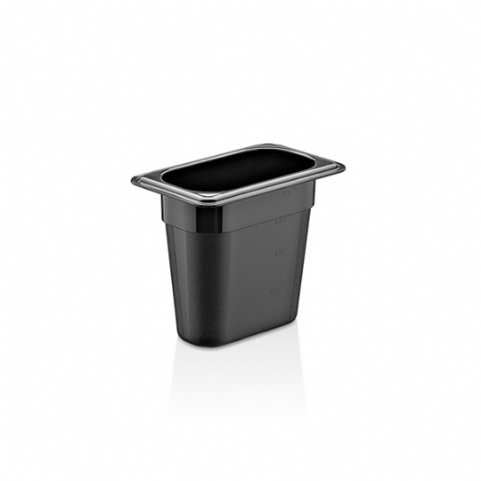 Гастроемкость GN 1/9 150 мм из черного поликарбоната GNP--0019150BL Gastro Plast PC Черный