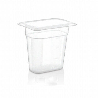 Гастроемкость GN 1/9 150 мм из полипропилена GNPP--0019150 Gastro Plast PP Прозрачный