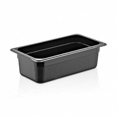 Гастроемкость GN 1/9 65 мм из черного поликарбоната GNP--001965BL Gastro Plast PC Черный