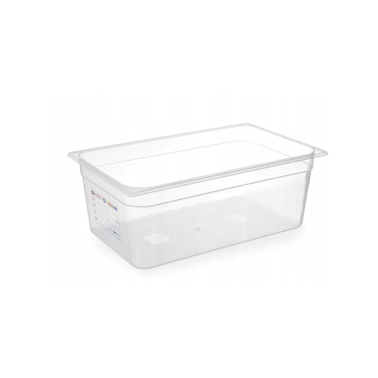 Гастроємність HACCP із поліпропілену GN 1/1 (H)100 мм 880074 Hendi PP (Polypropylene)