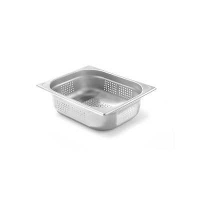 Гастроємність Kitchen Line GN 1/2(H)100 мм - перфорована 807330 Hendi Stal nierdzewna