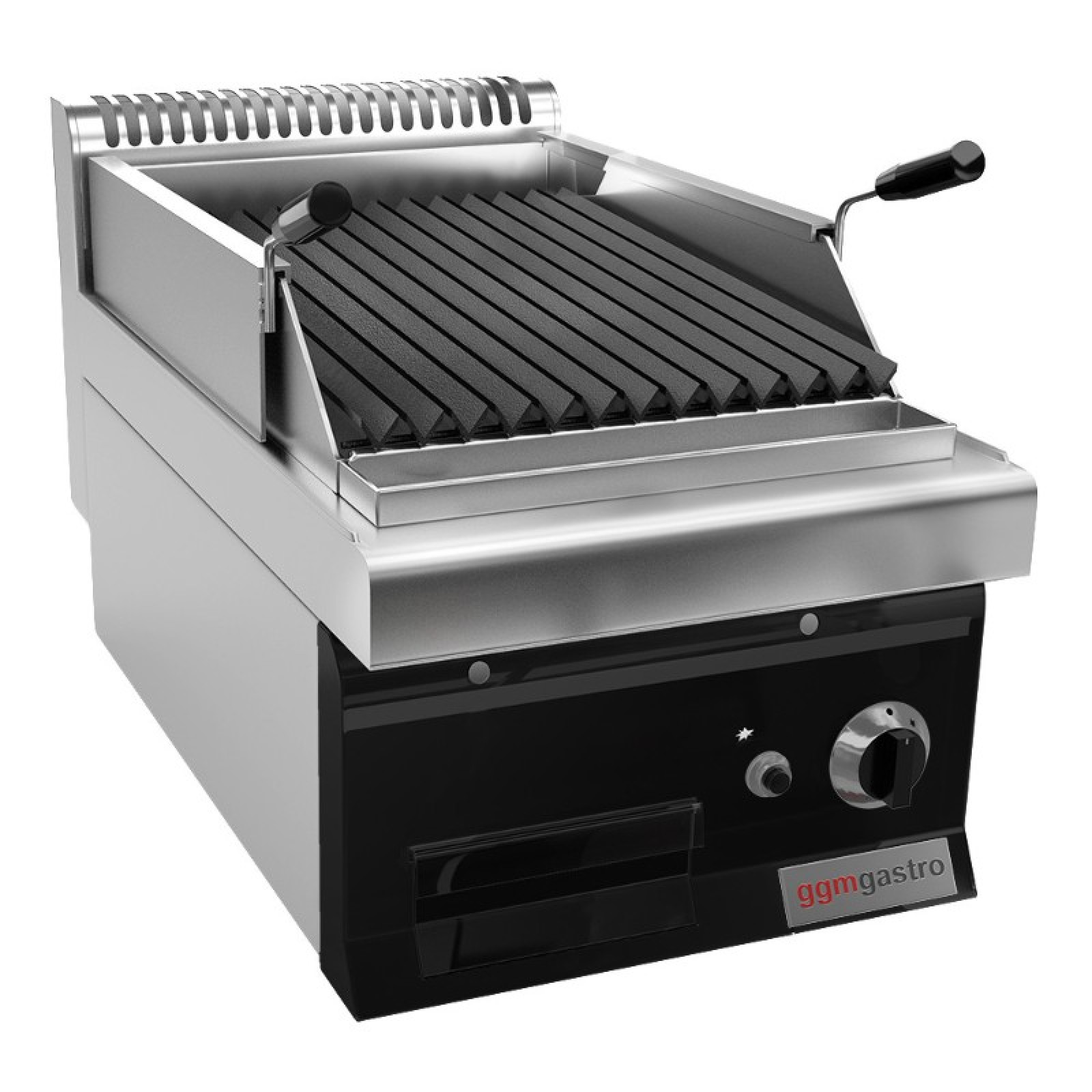 Газ Гриль с вулканической лавой (7 кВт) GGM Gastro GLK473C