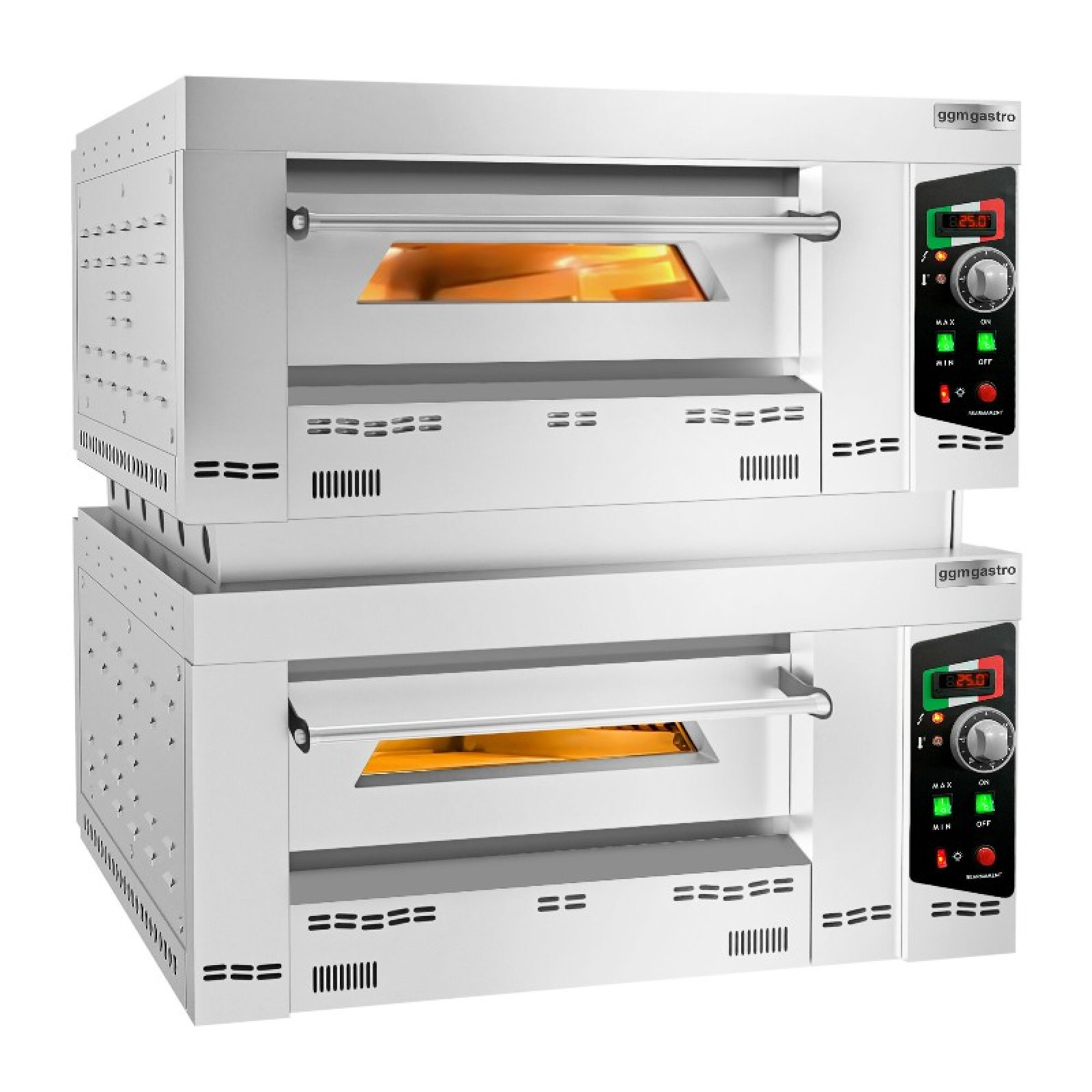 Газовая печь для пиццы 4 + 4 x 34 см GGM Gastro GEP4#GEP4