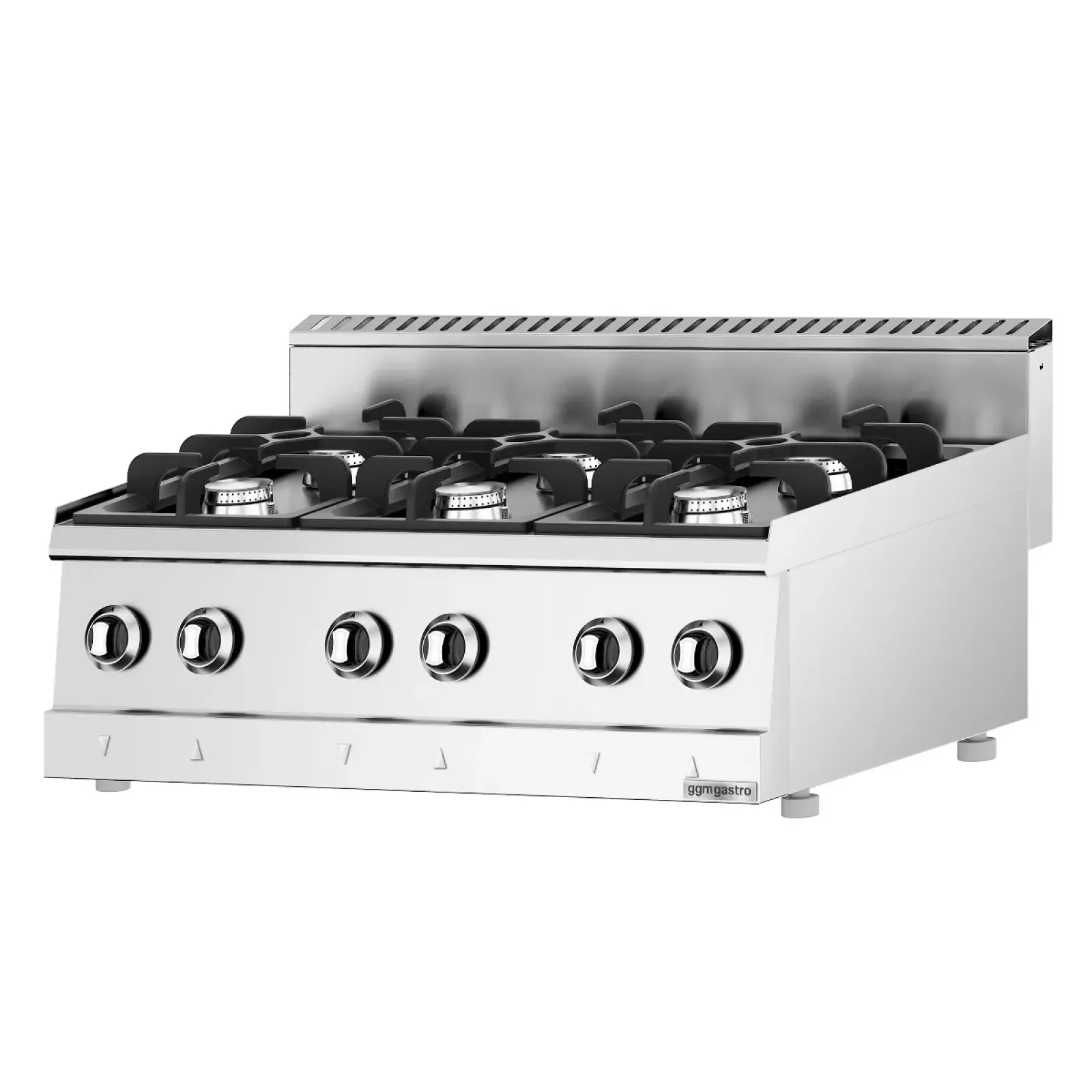 Газовая плита - 36 кВт - 6 высокопроизводительных конфорок GGM GASTRO GHK9636HP - 3